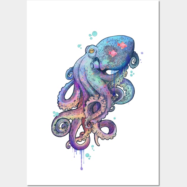 Octopus Wall Art by LauraGraves